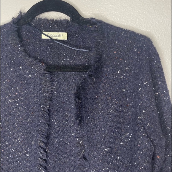 Cocogio Made In Italy Wool Blend Cardigan Size Small - Picture 8 of 9